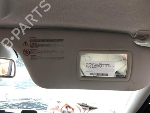 Used Right sun visor RENAULT CLIO III (BR0/1, CR0/1) 1.5 dCi (88 hp) 22122702