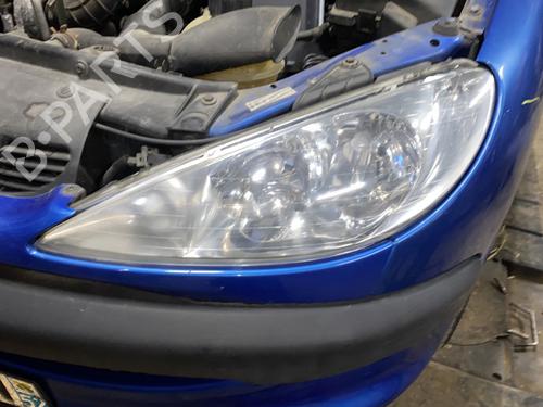 Used Left headlight Left headlight PEUGEOT 206 SW (2E/K) 1.4 HDi (68 hp) 21666378 21666378