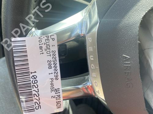 Steering wheel PEUGEOT 208 I (CA_, CC_) 1.2 VTI 82 | BP27523784C49