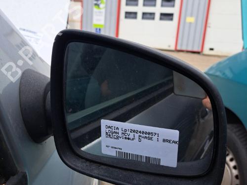 Used Right mirror DACIA LOGAN MCV (KS_) 1.5 dCi (KS0W) (86 hp) 21666127