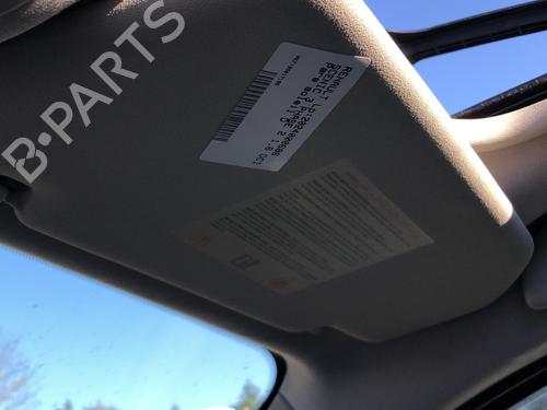 Right sun visor RENAULT SCÉNIC III (JZ0/1_) 1.6 dCi (JZ00, JZ12) | BP20660264I2 