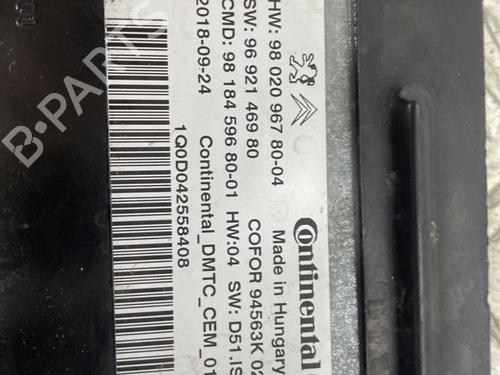 Used Electronic module Electronic module PEUGEOT 508 II (FB_, FH_, F3_) 2.0 BlueHDI 180 (FHEHZR, FHEHZN) (177 hp) 32518181 32518181