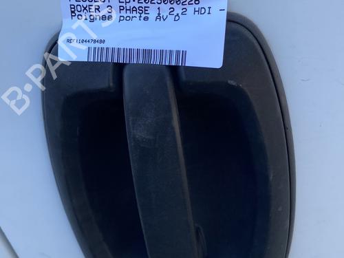 Used Front right exterior door handle PEUGEOT BOXER Van 2.2 HDi 120 (120 hp) 24958218