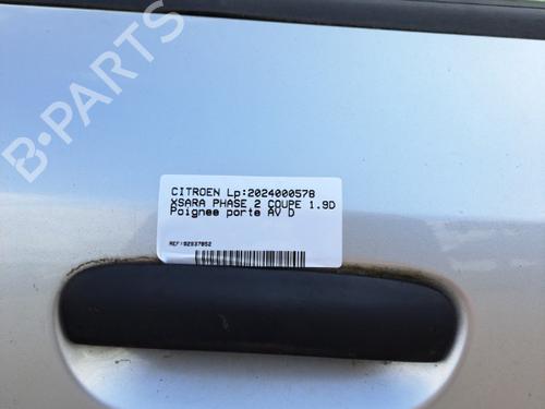 Used Front right exterior door handle CITROËN XSARA Coupe (N0) 1.9 D (70 hp) 22125910