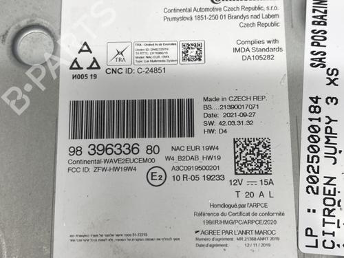 Used Radio Radio CITROËN JUMPY III Van (V_) 1.5 BlueHDi 120 (120 hp) 29341282 29341282