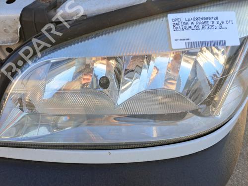 Left headlight OPEL ZAFIRA A MPV (T98) 2.0 DTI 16V (F75) | BP21117415C28 