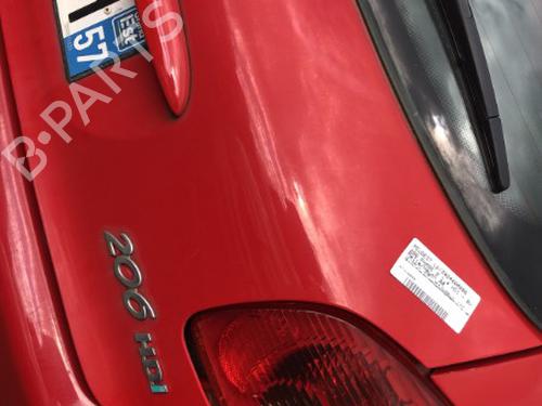 Bagklap CC/Kombi-Coupé PEUGEOT 206 Hatchback (2A/C)  | BP22125351C6 