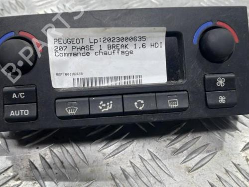 Climate control PEUGEOT 207 SW (WK_) 1.6 HDi | BP19907716I5 