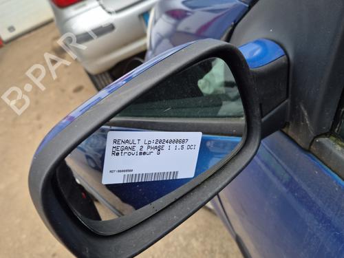 Left mirror RENAULT MEGANE II (BM0/1_, CM0/1_) 1.5 dCi (BM1E, CM1E) | BP21680756C26 