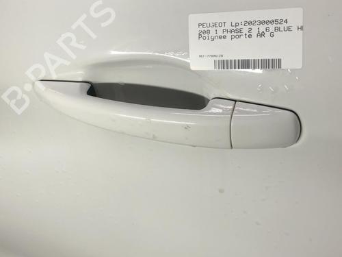 Used Rear left exterior door handle PEUGEOT 208 I (CA_, CC_) 1.6 HDi / BlueHDi 75 (75 hp) 19910975