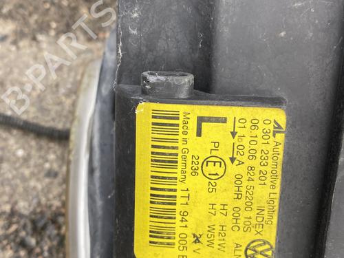 Lyskaster venstre VW TOURAN (1T1, 1T2) 1.4 TSI | BP29967118C28