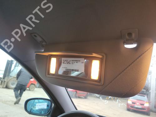 Used Left sun visor PEUGEOT 607 (9D, 9U) 2.2 HDi (133 hp) 22806380