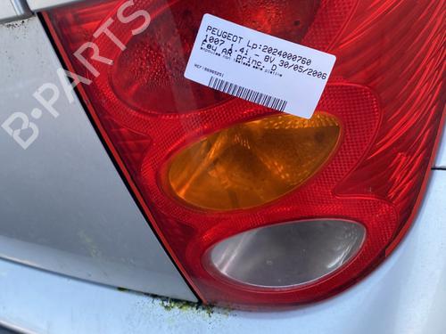 Used Right taillight PEUGEOT 1007 (KM_) 1.4 (75 hp) 21666255