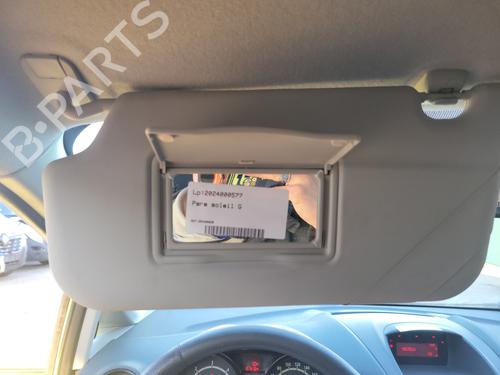 Used Left sun visor Left sun visor FORD FIESTA VI (CB1, CCN) 1.4 TDCi (68 hp) 20975937 20975937