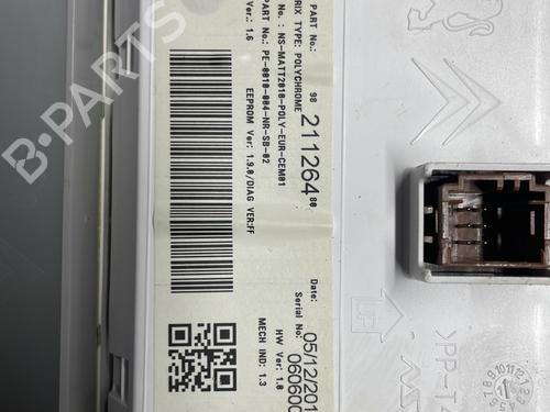 Instrument cluster PEUGEOT 208 I (CA_, CC_) 1.5 BlueHDI 100 | BP24181183C47 