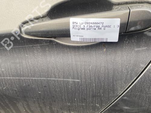 Used Rear left exterior door handle BMW 3 (F30, F80) 316 d (116 hp) 21115924