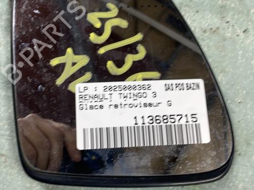 Used Left mirror glass RENAULT TWINGO III (BCM_, BCA_) 1.0 SCe 75 (73 hp) 29571612