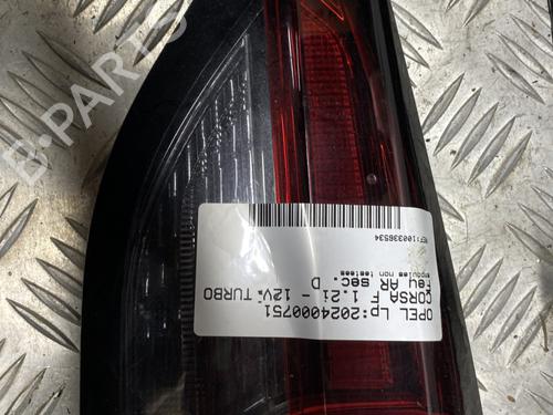 Right tailgate light OPEL CORSA F (P2JO) 1.2 (68) | BP23783000C80  - Image 5