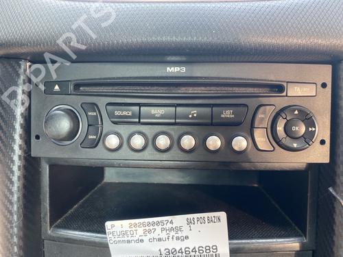 Used Radio Radio PEUGEOT 207 CC (WD_) 1.6 HDi (109 hp) 37994207 37994207