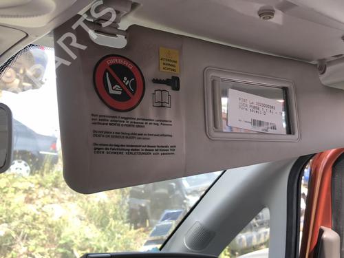 Used Right sun visor FIAT IDEA (350_) 1.4 16V (95 hp) 22112050