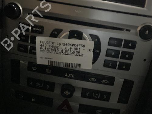 Used Radio PEUGEOT 407 (6D_) 2.0 HDi 135 (6DRHRH, 6DRHRE, 6DRHRG, 6DRHRJ) (136 hp) 21492615