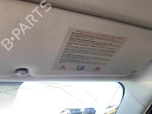 Right sun visor RENAULT MEGANE III Hatchback (BZ0/1_, B3_) 1.5 dCi (BZ09, BZ0D, BZ1W, BZ29, BZ14) | BP25270531I2 