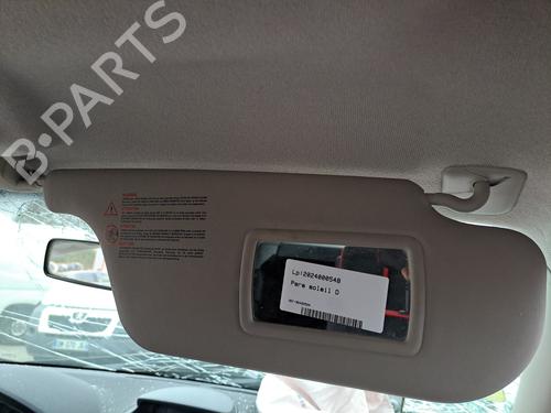Used Right sun visor RENAULT CLIO III (BR0/1, CR0/1) 1.2 16V (BR02, BR0J, BR11, CR02, CR0J, CR11) (75 hp) 22127941