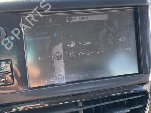Used Display monitor PEUGEOT 208 I (CA_, CC_) 1.4 HDi (68 hp) 25001299