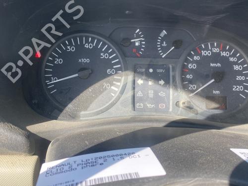 Used Instrument cluster RENAULT CLIO II (BB_, CB_) 1.5 dCi (B/CB07) (65 hp) 26930838