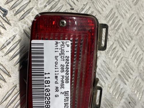 Used Rear fog light PEUGEOT 205 II (20A/C) 1.4 (75 hp) 30934099