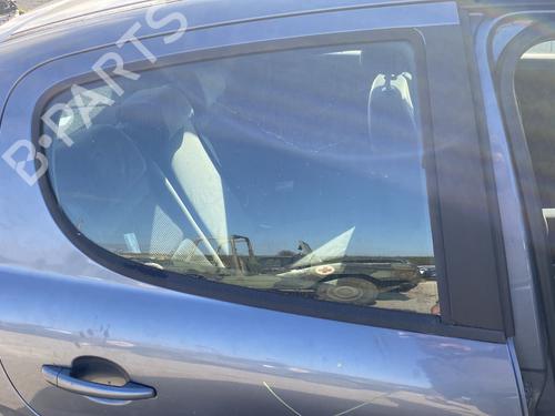 Used Rear right door window PEUGEOT 207 (WA_, WC_) 1.6 HDi (90 hp) 29599680