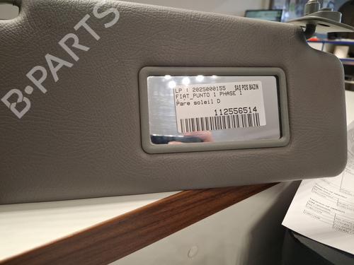 Used Right sun visor FIAT PUNTO (176_) 55 1.1 (54 hp) 29204426