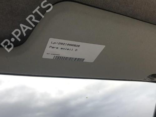 Used Right sun visor PEUGEOT 205 II (20A/C) [1987-2000]  19904553