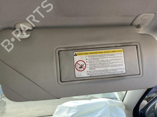 Right sun visor PEUGEOT 407 (6D_) 2.0 HDi 135 (6DRHRH, 6DRHRE, 6DRHRG, 6DRHRJ) | BP29614701I2 