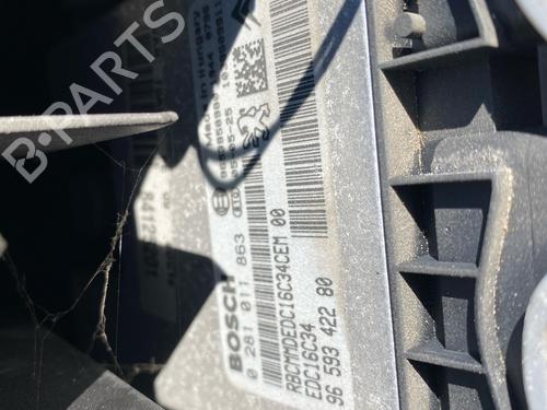 Engine control unit (ECU) PEUGEOT 307 (3A/C) 1.6 HDi | BP34241129M57 - Image 3