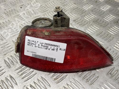 Rear fog light RENAULT MEGANE IV Hatchback (B9A/M/N_) 1.5 dCi 110 (B9A3) | BP29608550C37 