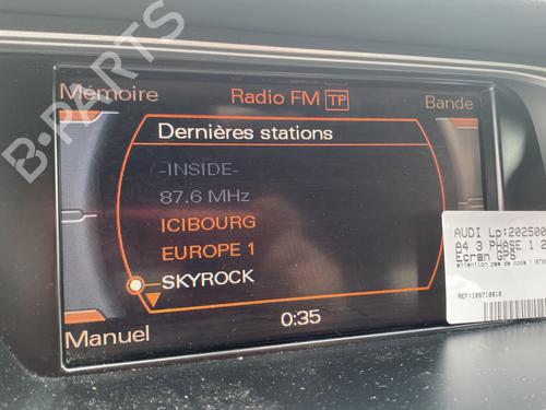 Multifunctionele display AUDI A4 B8 (8K2) 2.0 TDI (143 hp) 26297968
