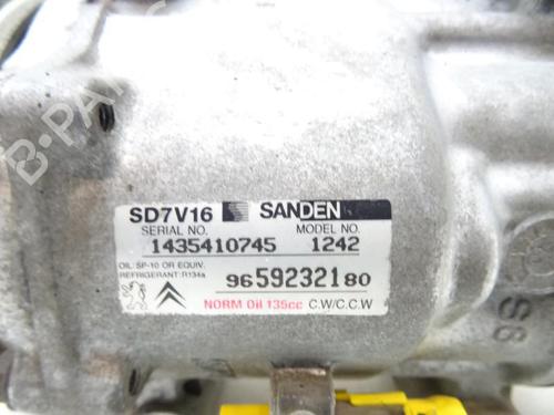Used AC compressor AC compressor PEUGEOT PARTNER Box Body/MPV (5_, G_) 1.6 HDi 90 (90 hp) 20043732 20043732