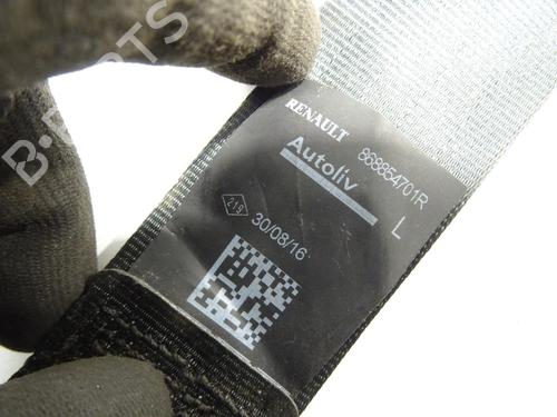 Front left seatbelt DACIA SANDERO II 1.5 dCi 75 / Blue dCi 75 (B8JW, B8M4, B8AH, B8M7, B8M6) | BP24589919I26 - Image 3