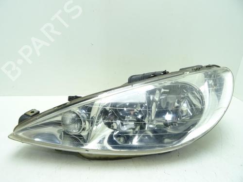 Used Left headlight PEUGEOT 206 Hatchback (2A/C) 1.4 HDi eco 70 (68 hp) 31834702