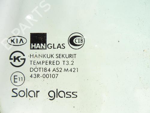 Dør rude højre bagtil KIA CARENS I MPV (FC, FJ) 2.0 CRDi | BP30643512C21