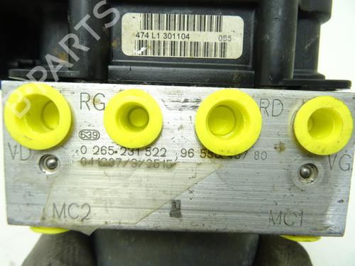 Used ABS pump ABS pump PEUGEOT PARTNER MPV (5_, G_) 2.0 HDI (90 hp) 28490257 28490257