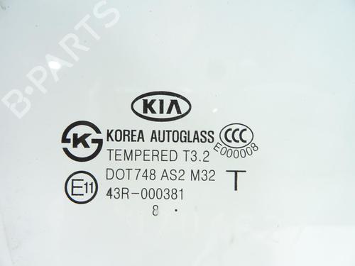 Front right door window KIA SOUL I (AM) 1.6 CRDi 128 | BP29896108C19