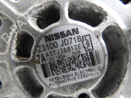 Alternator NISSAN QASHQAI / QASHQAI +2 I (J10, NJ10, JJ10E)  | BP20070052M7 