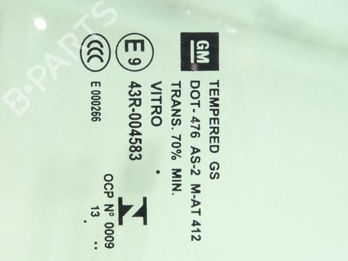 Used Front left quarter glass Front left quarter glass OPEL MOKKA / MOKKA X (J13) 1.7 CDTI (_76) (131 hp) 33018031 33018031