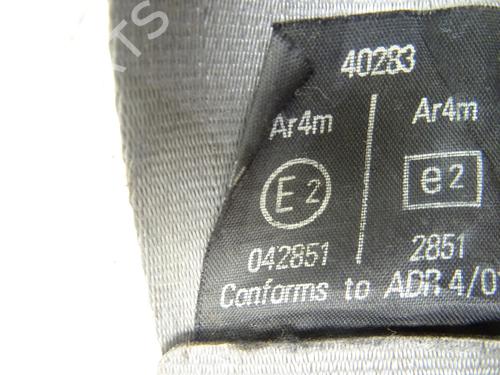Used Front right seatbelt Front right seatbelt RENAULT CLIO I (B/C57_, 5/357_) 1.9 D (65 hp) 30295474 30295474