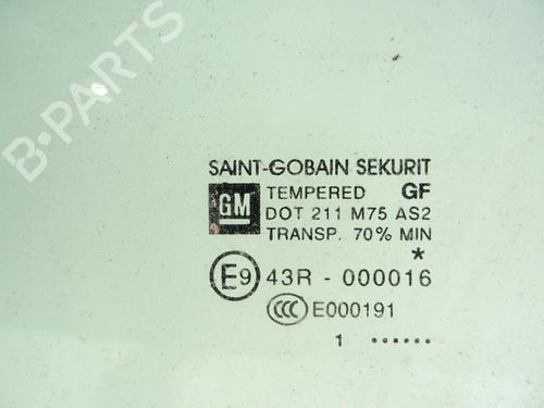 Front left door window OPEL MERIVA B MPV (S10) 1.7 CDTI (75) | BP27640008C18 