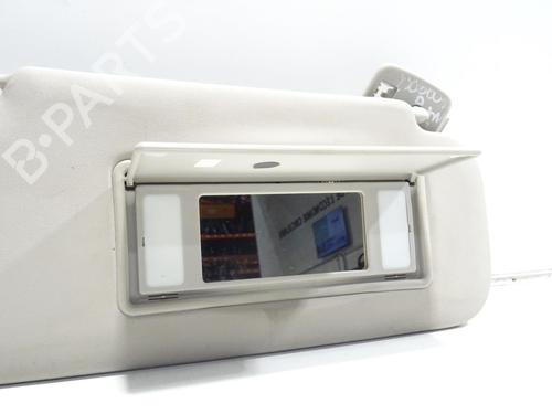 Right sun visor PEUGEOT 407 (6D_) 2.0 HDi 135 (6DRHRH, 6DRHRE, 6DRHRG, 6DRHRJ) | BP31853337I2