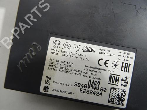Control unit PEUGEOT 208 II (UB_, UP_, UW_, UJ_) 1.2 PureTech 100 | BP23787011M11 