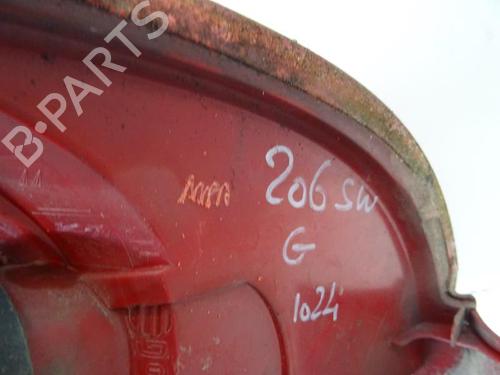 Used Left taillight Left taillight PEUGEOT 206 SW (2E/K) 2.0 HDi (90 hp) 20045543 20045543